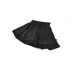 Dark in Love Lolita-Inspired Ruffled Mini Skirt in Black
