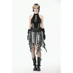 Dark in Love Morrigan Punk Patchwork Skirt