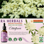 Organic Elderflower Tincture - SUPPORT THE LIVER & IMMUNE SYSTEM