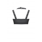 Dark in Love Evangeline Buckled Utility Crop Top in Black