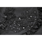Dark in Love Erzsébet Dramatic Lace Gothic Cape Shrug