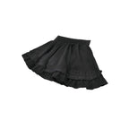 Dark in Love Lolita-Inspired Ruffled Mini Skirt in Black