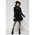 Dark in Love Inez Dark Elegant Velvet Lace Gown
