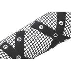 Dark In Love Punk Mesh Hollow Chain Decor Gloves
