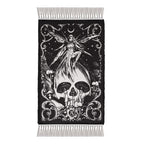 Fairy Skull Rug Gothic Woven Cotton Home Decor Alchemy Gothic