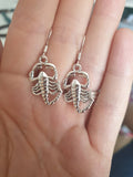 Lobster Scorpion Dangly Charm Earrings In Gift Bag, Zodiac Symbol, Ocean Lover, Quirky Gifts