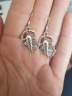 Lobster Scorpion Dangly Charm Earrings In Gift Bag, Zodiac Symbol, Ocean Lover, Quirky Gifts
