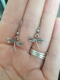 Dragonfly Dangly Charm Earrings In Gift Bag, Gifts For Her, Wildlife, Animal Lover