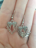 Wings Dangly Charm Earrings In Gift Bag, Gifts For Her, Angel Jewellery