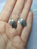 Playing Card Charm Dangly, Charm Earrings In Gift Bag, Stocking Filler, For Her