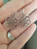 Circle Of Life Dangly Charm Earrings In Gift Bag, Spiritual, Nature Lover, Gifts For Her