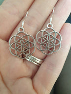 Circle Of Life Dangly Charm Earrings In Gift Bag, Spiritual, Nature Lover, Gifts For Her
