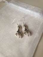 Hand Charm Earrings, Gifts For Her, Fun Jewellery