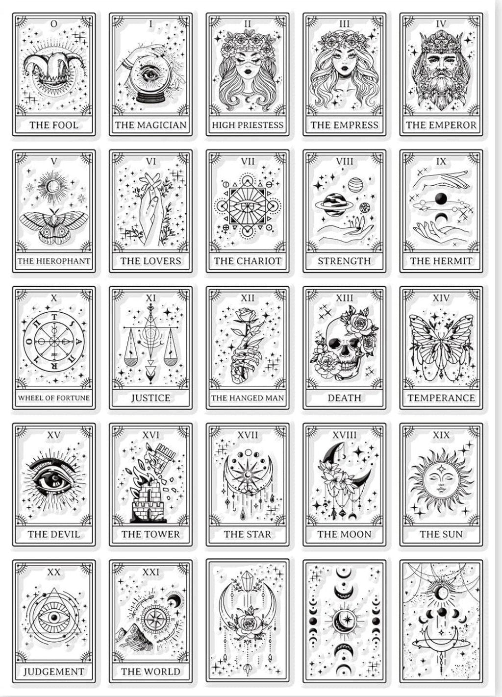 Major Arcana Tarot Card Planter