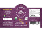Organic Licorice Root Tincture - STOMACH, LIVER, DIGESTION, MENOPAUSE, RESPIRATORY ISSUES