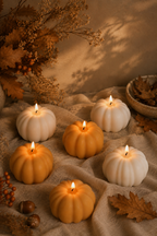 Pumpkin Shaped Candle