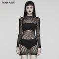 Punk Rave Ansley Fitted Mesh Dress