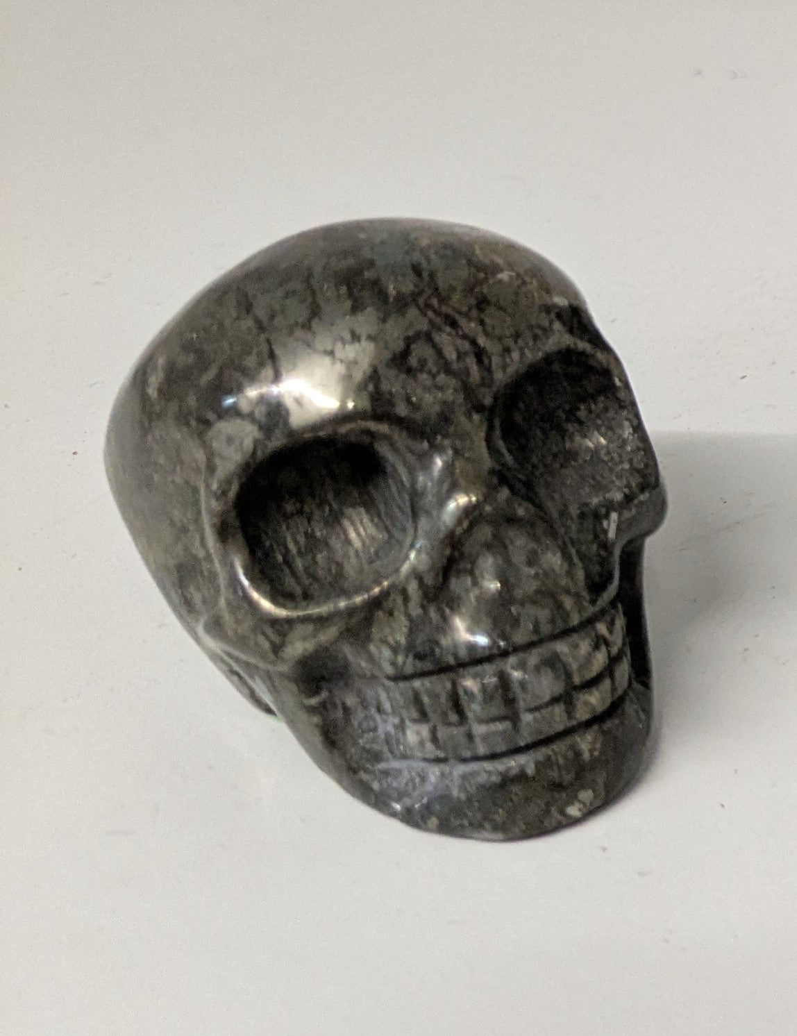 Pyrite Crystal Skull – 121g | One of a Kind