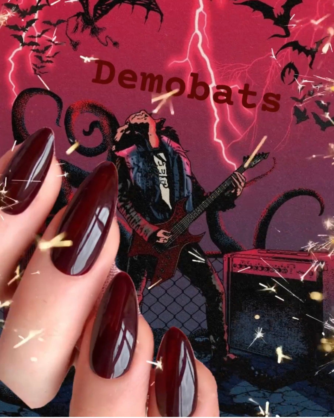 Radioactive Unicorn Demobats Nail Polish
