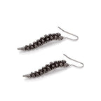Spine Earrings Pewter Gothic Anatomical Jewellery