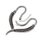 Spine Necklace Gothic Pewter Statement Collar Alchemy